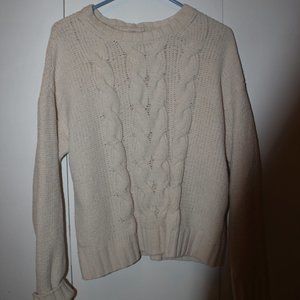 Cream American Eagle Sweater